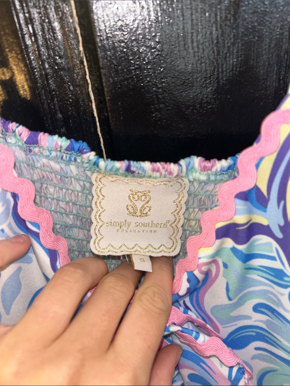 Simply Southern | Pastel Swirl Tiered Sundress - Picture 4 of 10